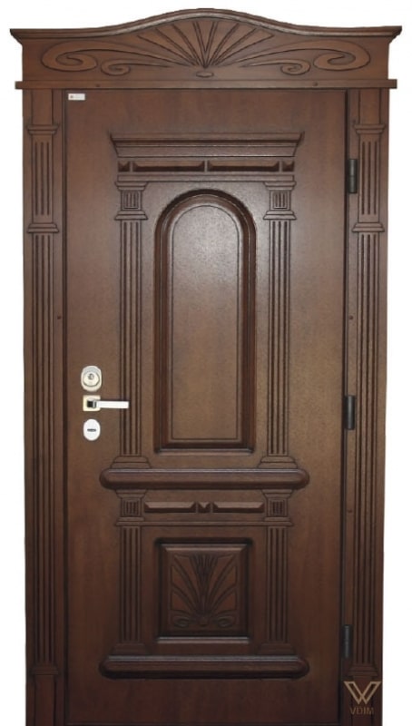 Двері однополі. З карнізом.