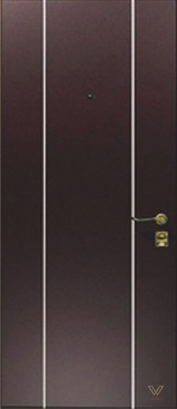 Двери бронированые с молдингом