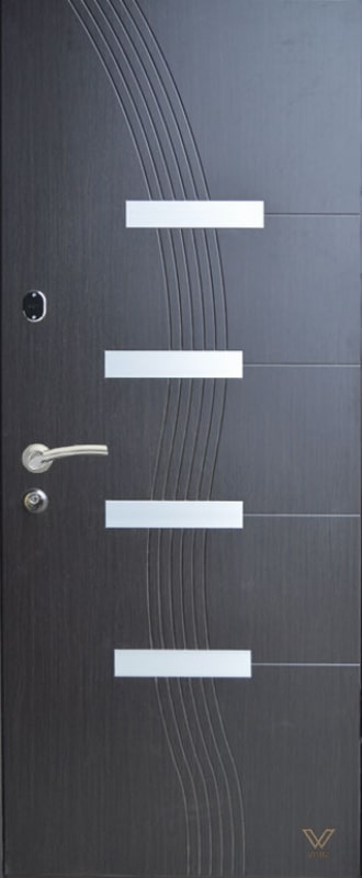 Двери бронированные с молдингом