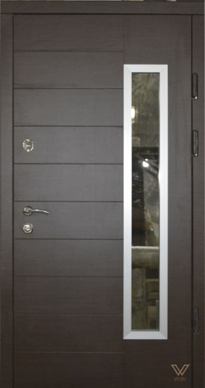 Двери бронированые с молдингом