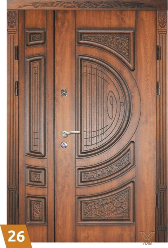 Двери входные, двуполые, "глухие"