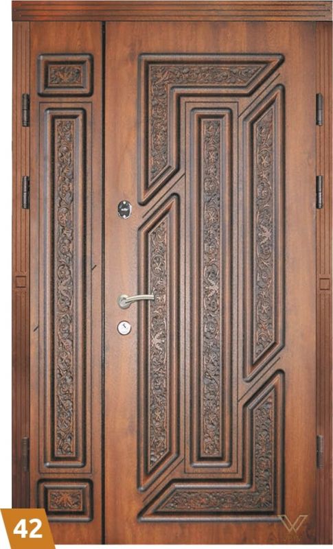 Двери входные, двуполые, "глухие"