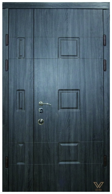 Двери входные двуполые, глухие