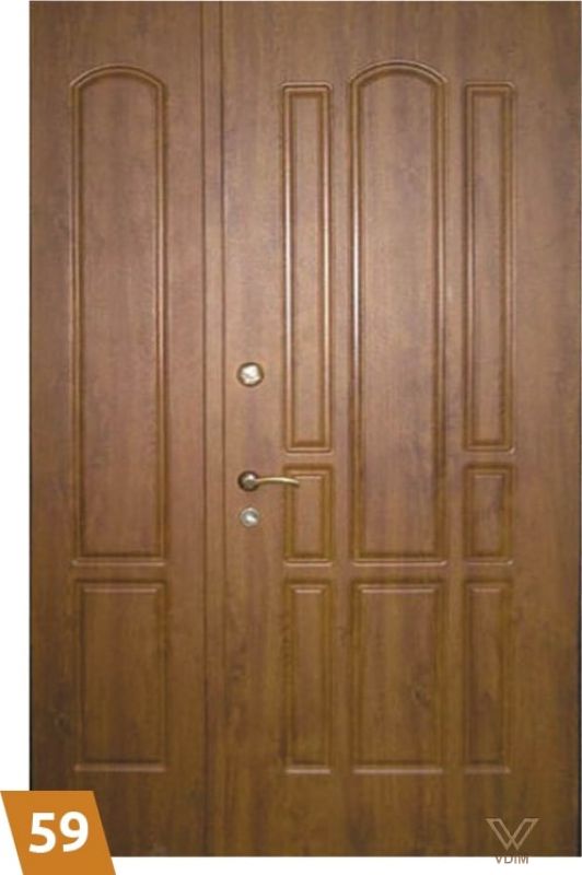 Двери входные, двуполые, "глухие"