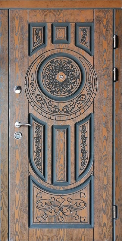 Входные двери с пластиковыми накладками