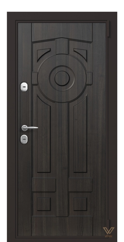 Двері вхідні в квартиру, Венге